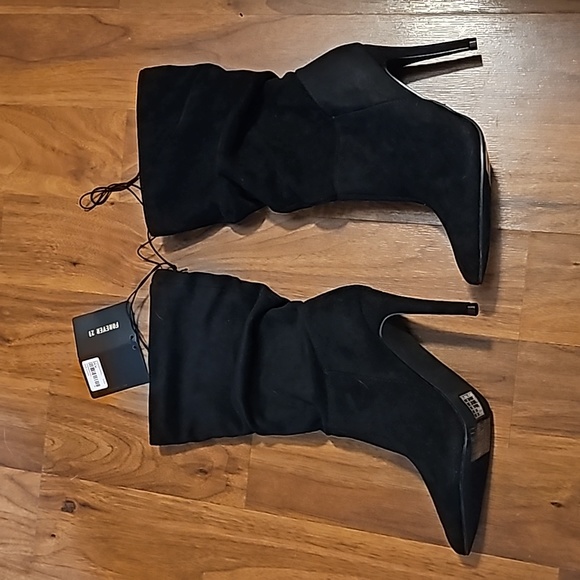 Forever 21 Stiletto Boots - Mid Calf - Sz 6 - Picture 2 of 5